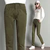 Women's Pants Women's Large Size Multi Pocket Baggy Trousers Loose Straight Overalls Female Outdoor Hiking Climbing Military Cargo E143