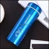 Tassen Edelstahl Tassen Tumbler Reine Farbe Klettern Sport Wasserflasche Vakuumbecher mit Filter Drop Lieferung 2022 Home Garden Kitch Dhcjm