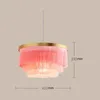 H￤ngslampor nordisk lampa silktr￥d hanglamp ljus kreativt sovrum armaturen suspendu cafe bar lamparas de techo colgante moderna