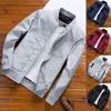 Men's Trench Coats Mens Jackets Spring Autumn Casual Bomber Jacket Slim Fashion Male Outwear Brand Clothing