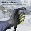 Ski Gloves Men Women Touch Screen Ski Snowboard Gloves Winter Warm Sport Mittens Windproof Waterproof Cycling Running Fishing Skiing Gloves L221017