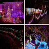 Cuerdas 10M-100M Connectabe LED Fairy String Lights Lámpara de iluminación impermeable para fiesta al aire libre Boda Árboles de Navidad Decoración de jardín