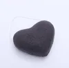 Konjac Facial Cleansing Puff Heart Heart Facials Facials Clean Sponge Konjac Esfoliando banhos de terra esponjas Faculdades Faculdades de maquiagem FY3987 B1019