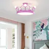 Chandeliers Decoration Children's Room Living Bedroom Modern Led Chandelier Lights Home Crown Indoor Ceiling Lamp Lighting Fixtures