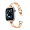 IWATCH 시리즈 8 7 6 SE 5 4 3 38mm 42mm 44mm 41mm 49mm 용 스마트 스트랩 볼 합금 다이아몬드 인셔 밴드