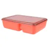 Servis upps￤ttningar box lunch bento l￥dor containrar containerDivided KidsCompartment Portable Case Outdoor Adults Meal Office Prep