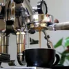 58mm rostfritt stål dubbel öronkaffemaskin HANDLE BOTTLESS FILTER PORTAFILTER UNIVER