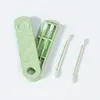 Reusable Silicone Swab Recycling Silicone Buds Swabs Sticks With Box For Ear Cleaning Cosmetic Makeup