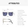 Солнцезащитные очки mimiyou Панк -квадрат мужчина модная обертка металлические женщины классные очки бренд uv400