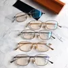 Lunettes de soleil Frames Brande japonaise Optical Titanium Square Ultra-Light Gafas Habod￩es Handshesses Myopie Glasse de prescription Men de Oculos