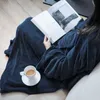 Others Apparel Super Long Flannel Blanket with Sleeves Winter Hoodies Sweatshirt Women Men Pullover Fleece Giant TV Blanket Oversized Gown T221018