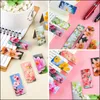 Marcador de marcadores de favoritos dos marcadores Flor Magnetic Bookmarks Floral Page Markers Redused For School Home Office Readers Students Magnet the Dhmkk