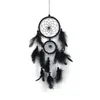 Dream Catcher Room Decor Dekorativa föremål Vit fjäder Dreamcatcher Wind Chimes Multicolor 1223397