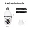 A6 Light Bulb Camera 200W HD 1080P Night Vision Motion Detection E27 Bulb Cams Indoor Outdoor Network Security Monitor IP Cameras