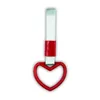 Interior Decorations 10pcs Car Decoration Pull Ring Love Handle Modified Heart-Shaped Tail Front Pendant