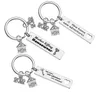 Nya hemäventurer Housewarming Key Chain Pendant Family Love Keychains Creative House Bagage Decoration Key Ring RRB16542