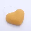 Konjac Facial Cleansing Puff Heart Shaped Facials Clean Sponge Konjac Exfoliating Dirt Baths Sponges Face Care Makeup Tools FY3987 b1019