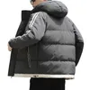 Erkekler Down Parkas Erkekler Kapşonlu Kış Palto Sıcak Parkas Down Ceketler Sıradan Jaquetas Yeni Moda Erkek Daha Kalın Sıcak Fit Parkas Winer Down Ceketler 4xl T221006