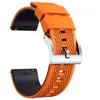 Bracelets de montre Hemsut Orange Silicone 18mm 20mm 22mm bracelet en caoutchouc à dégagement rapide pour hommes femmes remplacement souple 10 couleurs