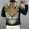 Mensjackor S081031 Fashion Coats 2022 Runway Luxury European Design Party Style Clothing