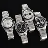 2022 Luxury Watch Automatyczna maszyna Business Fashion Spoural Multi-funkcjonalne mechaniczne kalendarz Wodoodporne stalowe zegarki na nadgarstki