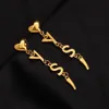 Luxury Brand Designers Letters Long Dangle Stud 18K Gold Plated 925 Silver Stainless Steel Famous Women Crystal Rhinestone Earring5216499