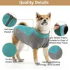 Dog Apparel Warm Dog Clothes Half Zip Stretch Pullover for Small Medium Dogs Outfit Vest Pet Cat Sweater Winter Fleece Puppy Coat Jacket T221018