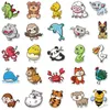 50Pcs Cute Animal Stickers for Kids Teens Vinyl Waterproof Sticker for Laptop Bumper Skateboard Water Bottles Computer Phone BP539