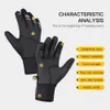 Gants de ski hommes hiver gants de cyclisme écran tactile étanche coupe-vent vélo sport mitaine chaud polaire vélo moto ski gants d'équitation L221017