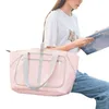Duffelbeutel Frauen faltbare wasserdichte Reisebereiche große Kapazität Gepäck Mode Einkaufsanbieter funktionaler Umhängetasche