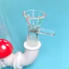 Home Garden UFO shape Water Pipes glass bongs oil rig silicone bong smoking Hookahs dab rigs Free 14mm Bowl