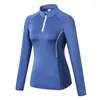 Active Shirts Long Sleeve Yoga Women Cycling Jerseys Jogger Tights Gym Clothing Fitness Sportswear Jacket Rashguard Hoodies Fashion Top