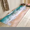 Tapijten oceaan strand zeester houten patroon anti-slip vloerkleed flanel buiten deurmatige vloermatten kithchen woonkamer corridor entry tapijt