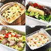 Dinnerware Sets Aluminum Pan Disposable 30-Pack Tin Foil Pans With Lid Recyclable Deep Storage For Cooking/Baking/Takeout