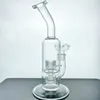 Heiß verkaufen Sie die Mobius Matrix Rauch Shisha Glass Bong Rauchrohr Rohrrohr Bongs mit 2 Percs 12 Zoll hoch nur GB-186-1