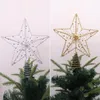 Christmas Decorations Iron Art Ornament Beautiful Tree Toppers Party DIY Accessories