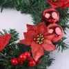 Decorações de Natal 2022 20pcs Flor Decorativa Flores Falsas Decoração de Casamento Casa Ornamento da Árvore de Natal