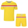 Trainingspakken Jarenpak voor heren 2-delige atletische sportsets T-shirt en shorts Set Mesh trainingspakoutfits Heren Vintage pakken