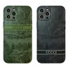 Custodie per telefoni di design retrò lettera di lusso per iPhone 14 13pro 14pro 14plus 13 12 12pro 11 Pro Max X Xs Xr 8 7 Plus Soft IMD Custodia per vernice classica Custodia protettiva per paraurti