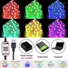 Strings Christmas Tree Decor Bluetooth LED String Light App Control Lamp Waterproof Outdoor Fairy Lights For