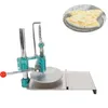 Máquina de achatamento de massa de pizza/massa manual de pressão/manuals pizzas prensa