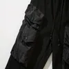 Marka erkek topstoney pantolon Yeni kalite işlemeli rozet çok cep rahat gevşek tunik pantolon Boyut M-2XL