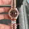 10 Style Ladies Watch WF Factory Top Quality 28mm 279135 279175 President Women's Diamond Watches Sapphire Cal.2671 Rörelse Mekaniska automatiska armbandsur