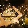 Strängar 3st fairy lampor koppartråd led sträng jul krans inomhus hem bröllop år dekoration batteri drivs