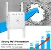 Routers 5Ghz Wireless WiFi Repeater 1200Mbps Router Wifi Booster 2.4G Long Range Extender 5G Wi-Fi Signal Amplifier 221019