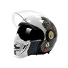 Moto Casques Accessoires Casque Intégral Moto Capacete Casco De Moto Rétro Motocross Racing Hors Route Casque