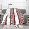 Cobertores de bordado impresso Cobertores de flanela quente cobertor de arremesso geométrico para a cama Tapete de viagem R230819