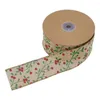 Christmas Decorations Ribbon Tear-resistant Tree Clear Print Festival Props Large Bowknot Making Xmas