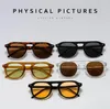 Sunglasses Vintage Oversized Woman Aviation Sun Glasses Female Male Fashion Orange Eyewear Mirror 220R