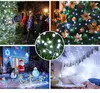 Dizeler Noel Tree Street Garland Lighting Su geçirmez LED Dize Işıklar Güneş Açık Ev Işık Dekorasyonları Yıl Tatil Parti